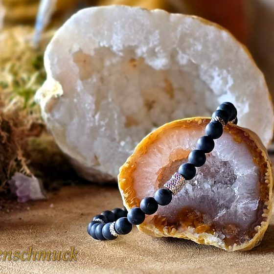 Unisex - Armband matter Onyx