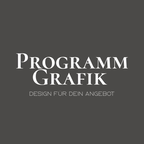 Design für dein Angebot – Programm-Grafik