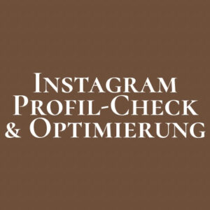 Instagram-Profil-Check & Optimierung