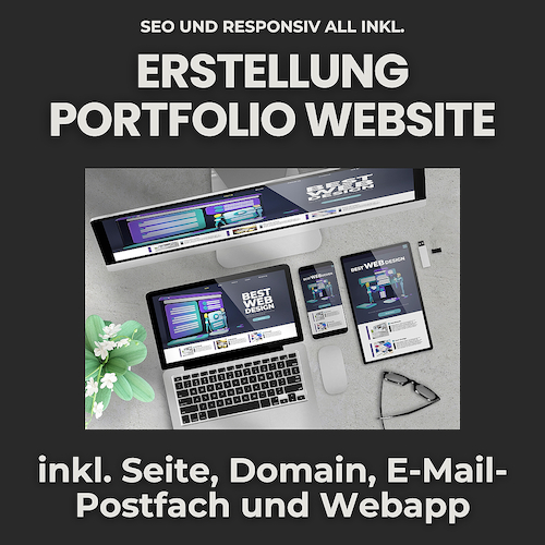 Professionelle Portfolio-Website & Digitale Visitenkarte: Ihr Komplettauftritt